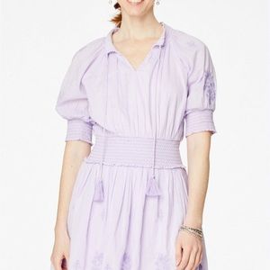 Paraiso Fiorella Dress roller rabbit purple dress size xs NWOT